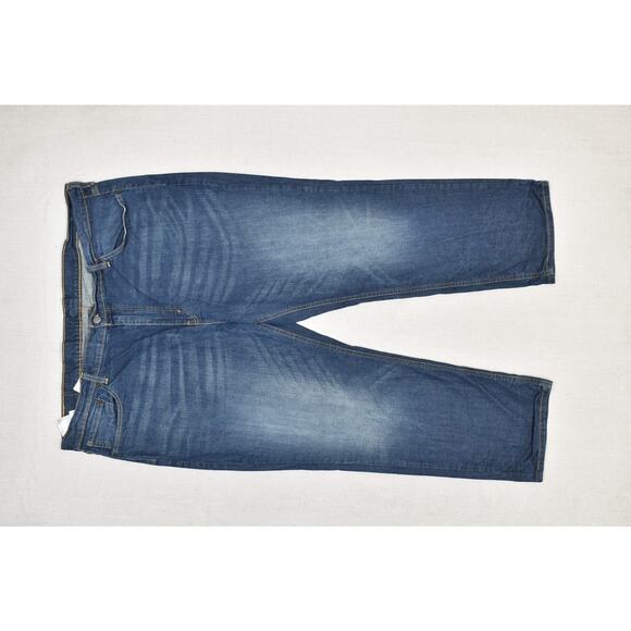 Levi's Men's Blue Jeans Size 48x30 Regular Fit Straight Leg 505 Regular Fit - Picture 3 of 8